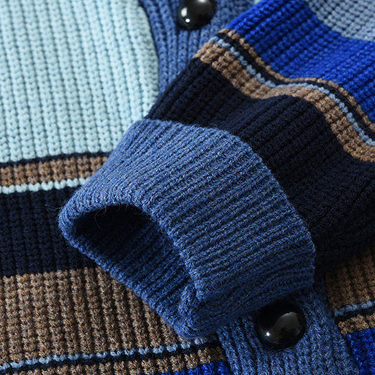 Margaret Colorful Knit Cardigan with Character