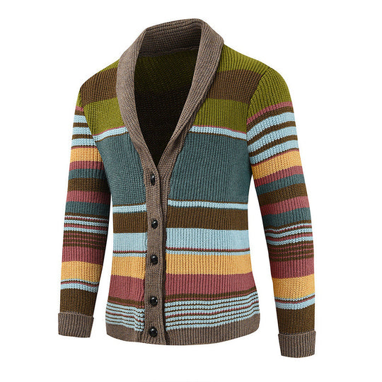 Margaret Colorful Knit Cardigan with Character