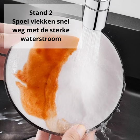 360 graden roterende waterbesparende kraanopzetstuk