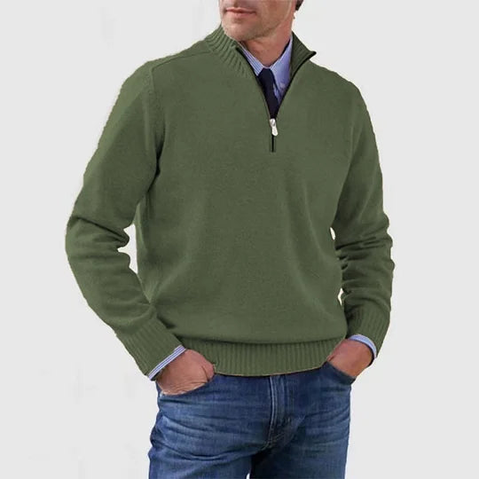 Howard Refined Half-Zip Sweater for Men