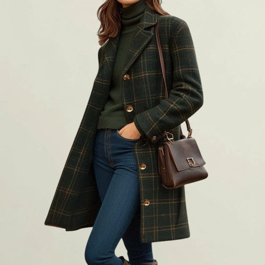Marwell Warm Wool-Blend Overcoat