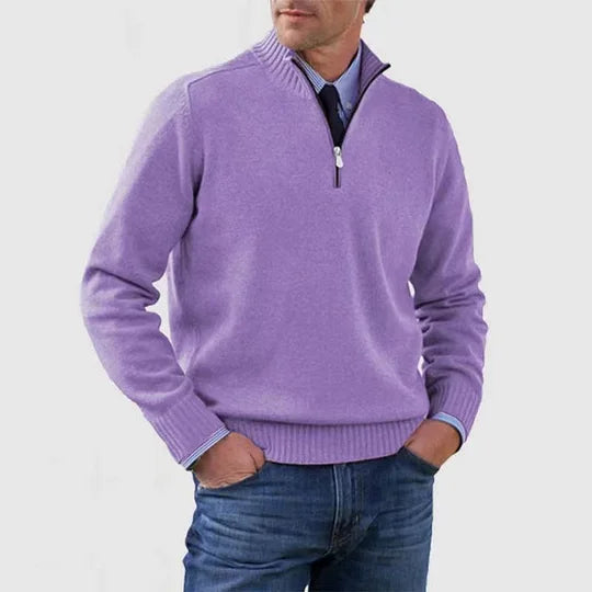 Howard Refined Half-Zip Sweater for Men