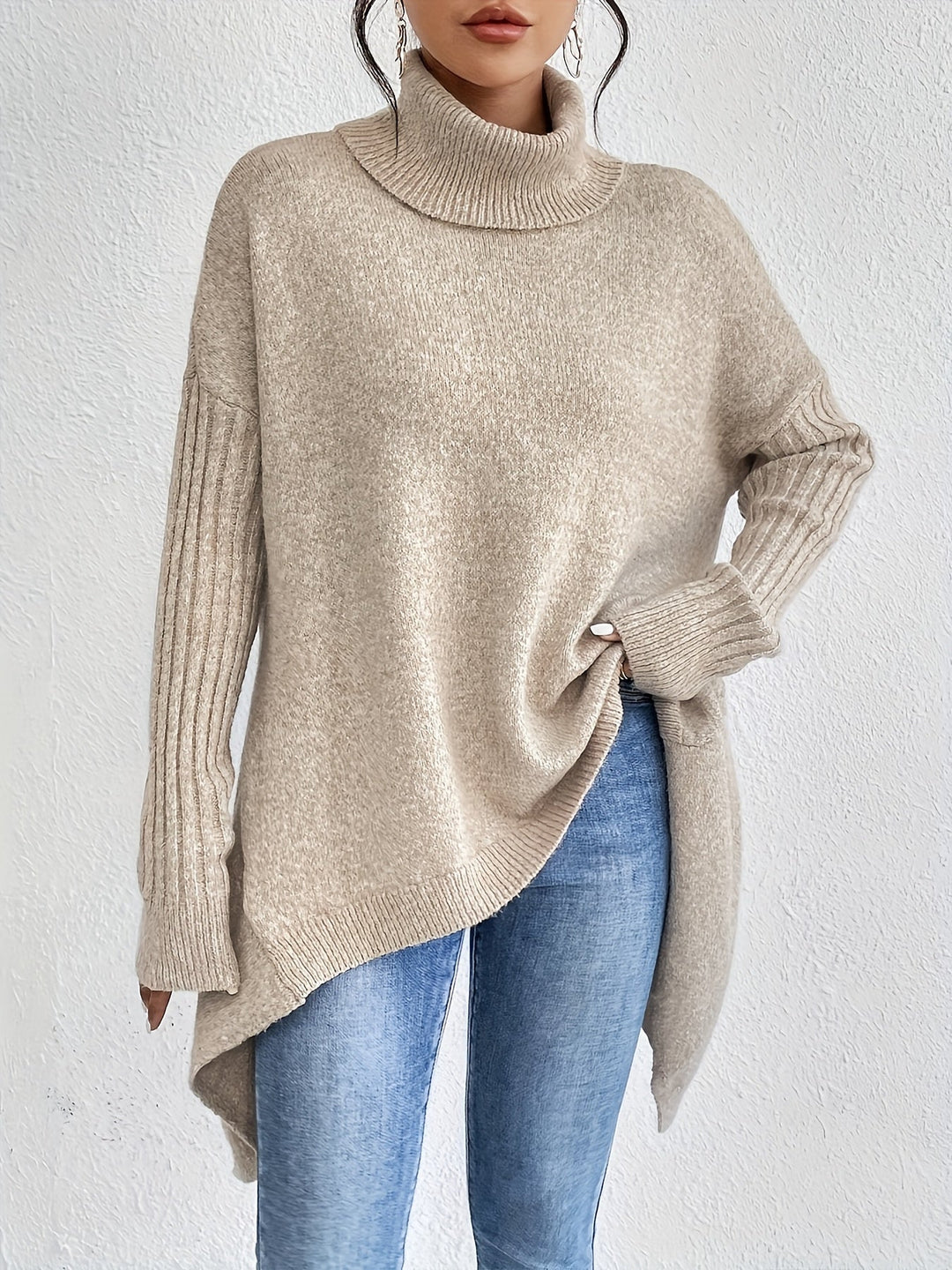 Ava Oversized Turtleneck Sweater
