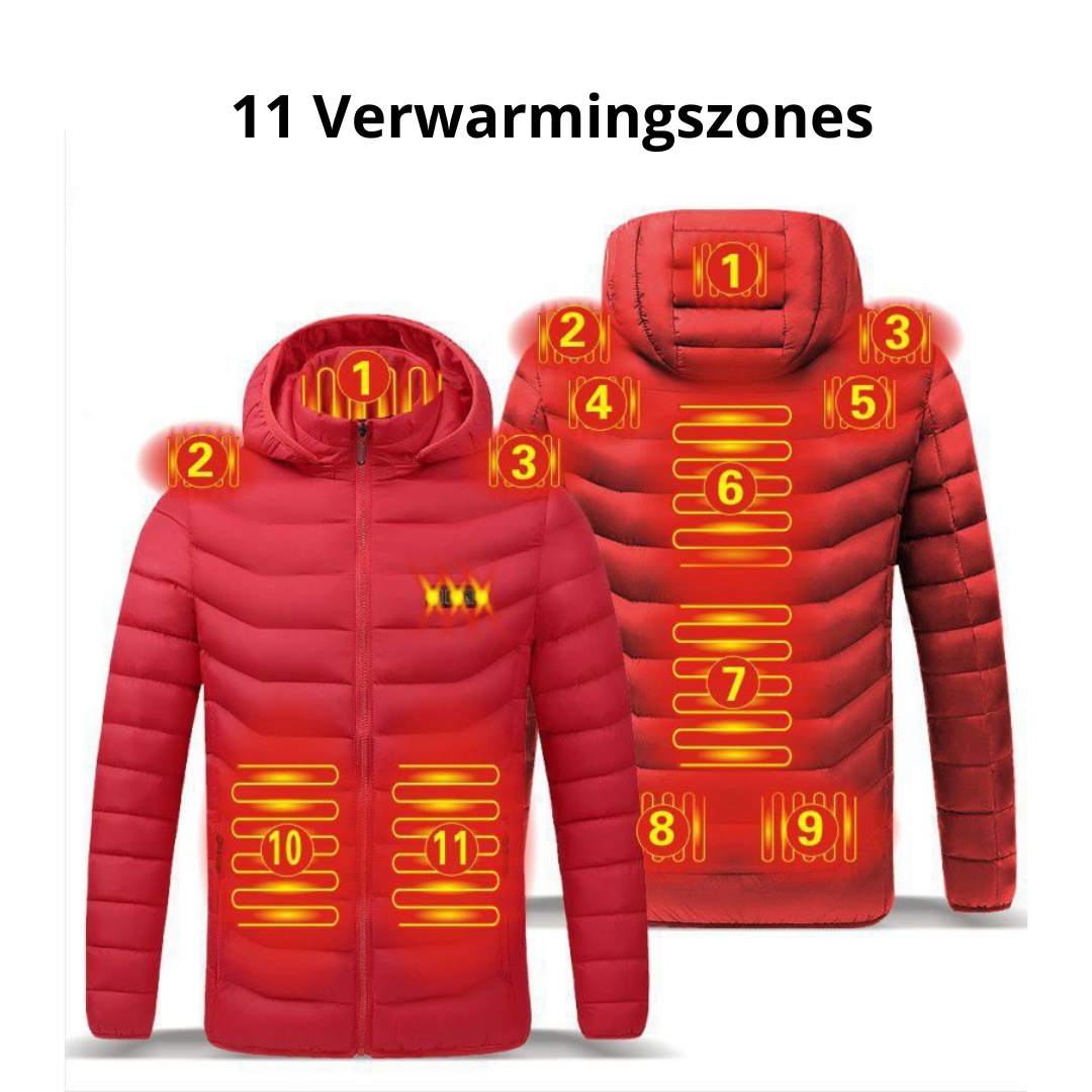 Jas met 23 Verwarmingszones