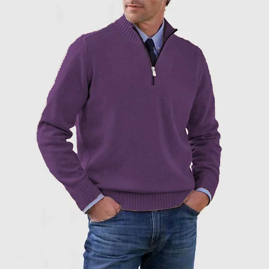 Howard Refined Half-Zip Sweater for Men