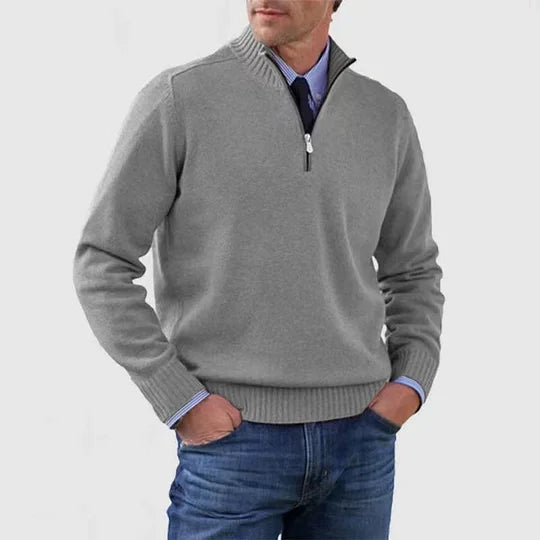 Howard Refined Half-Zip Sweater for Men