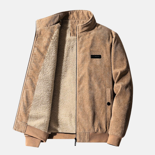 Hugo Retro Ribfluelen jas