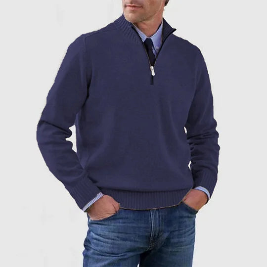 Howard Refined Half-Zip Sweater for Men