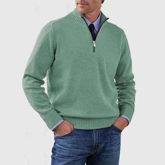Howard Refined Half-Zip Sweater for Men