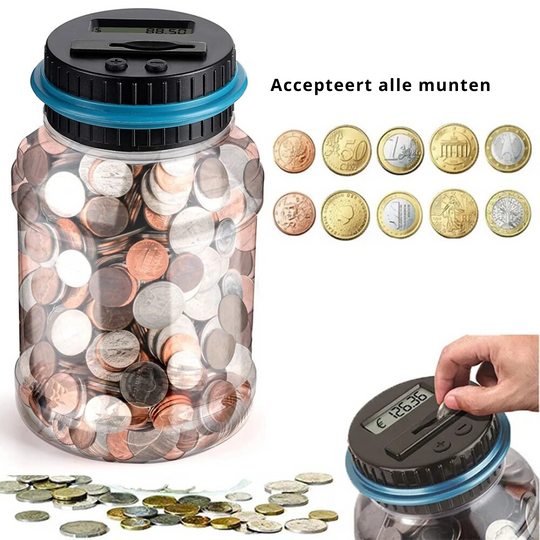 Automatic Counting Digital Piggy Bank