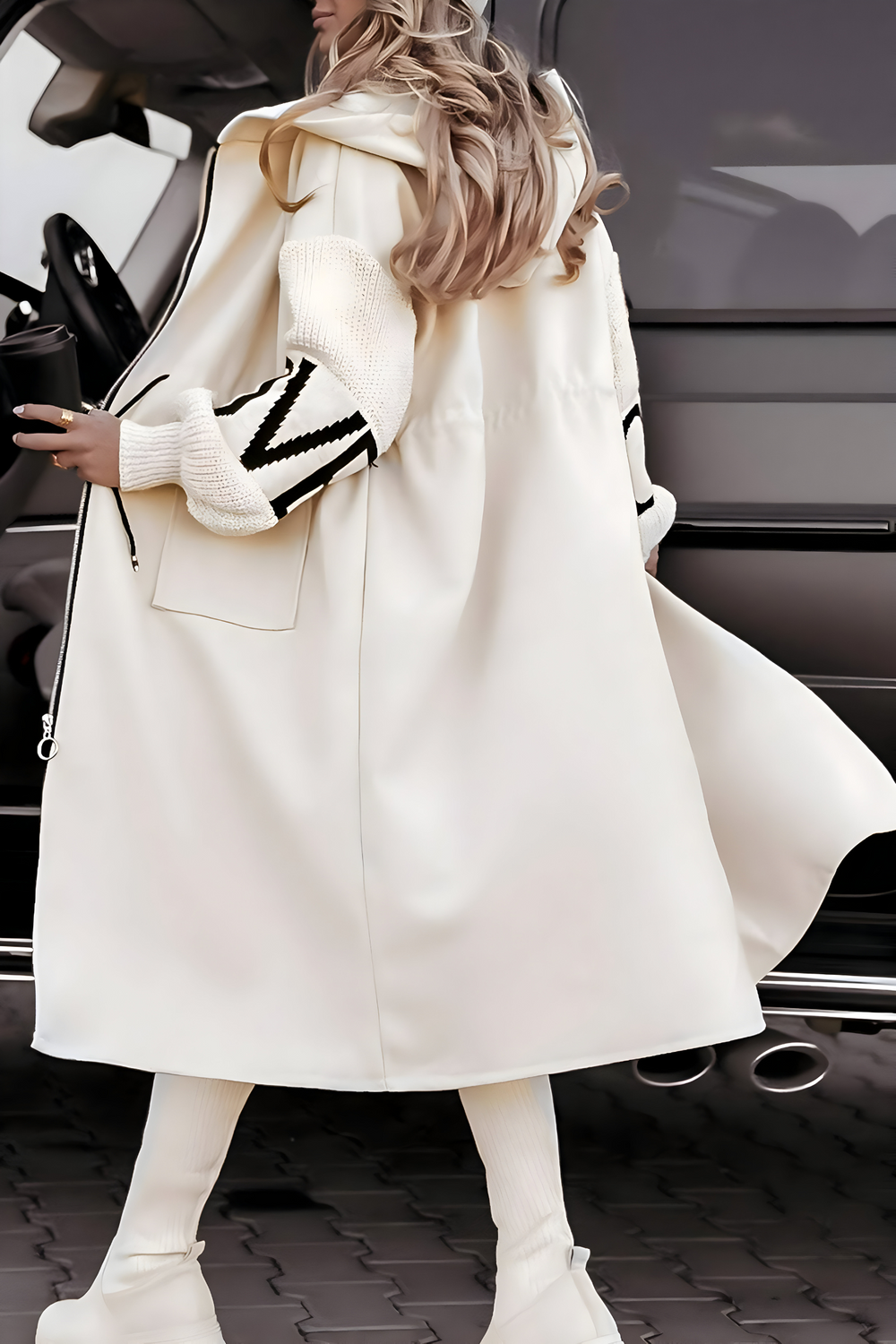 Megan Elegant Hooded Winter Coat