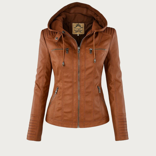 Abygail Elegant & Robust Leather Jacket
