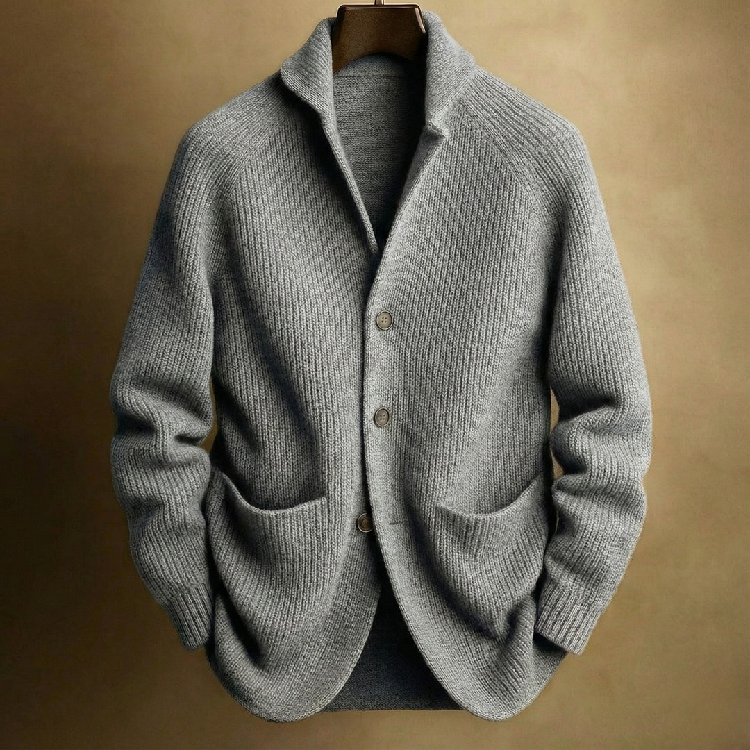 Rowan Ribbed Wool Cardigan