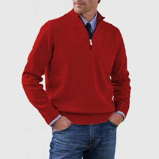 Howard Refined Half-Zip Sweater for Men