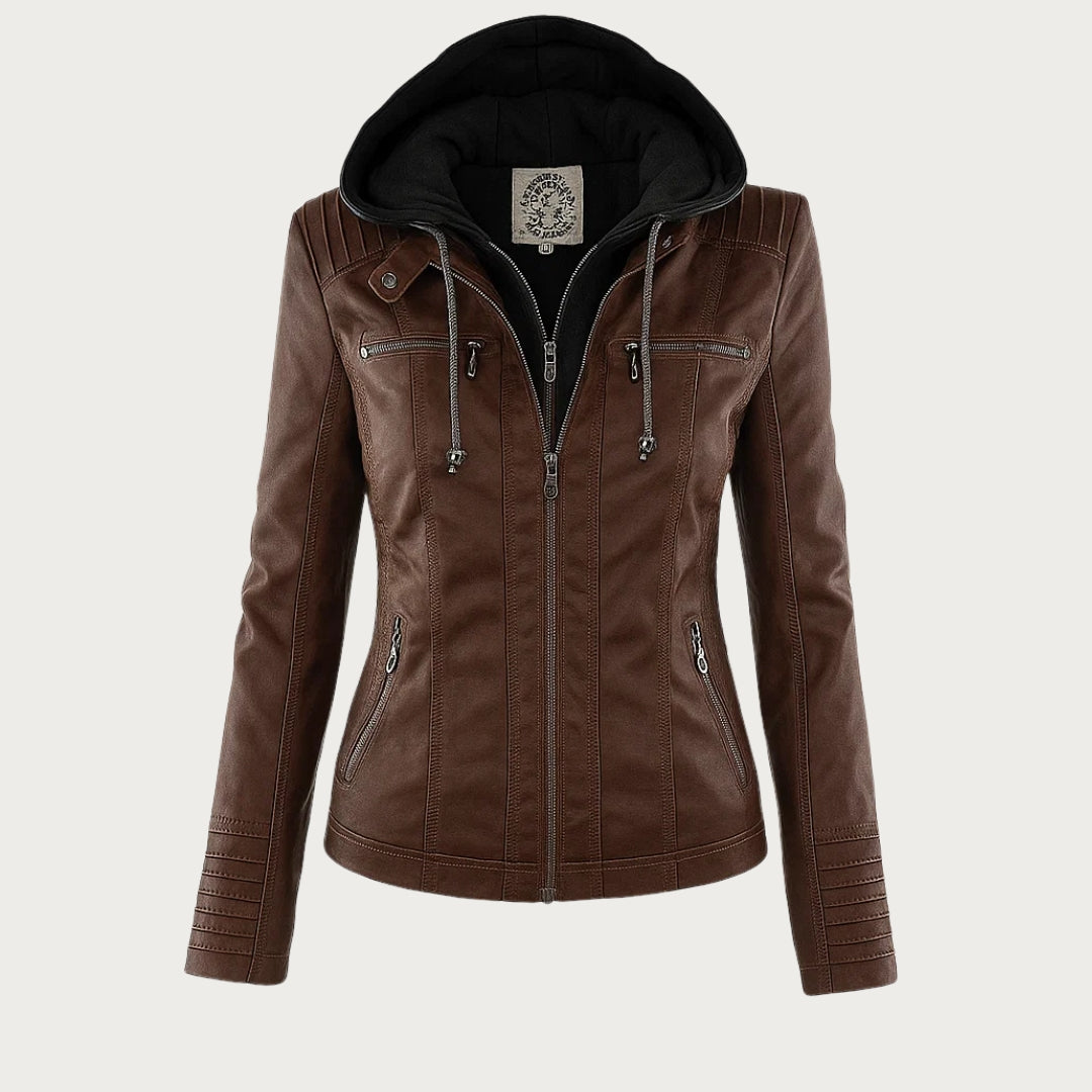 Abygail Elegant & Robust Leather Jacket