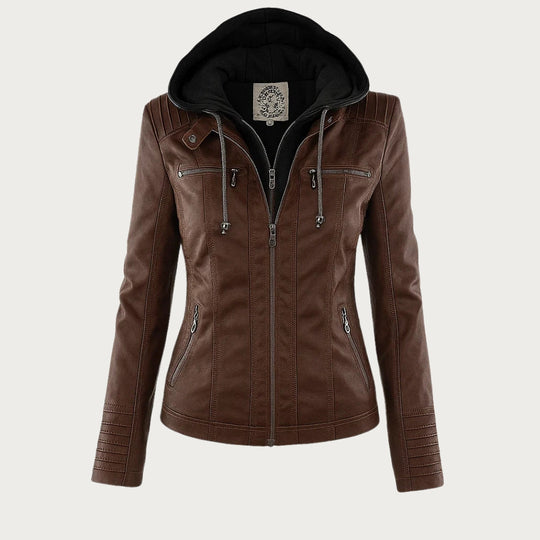 Abygail Elegant & Robust Leather Jacket