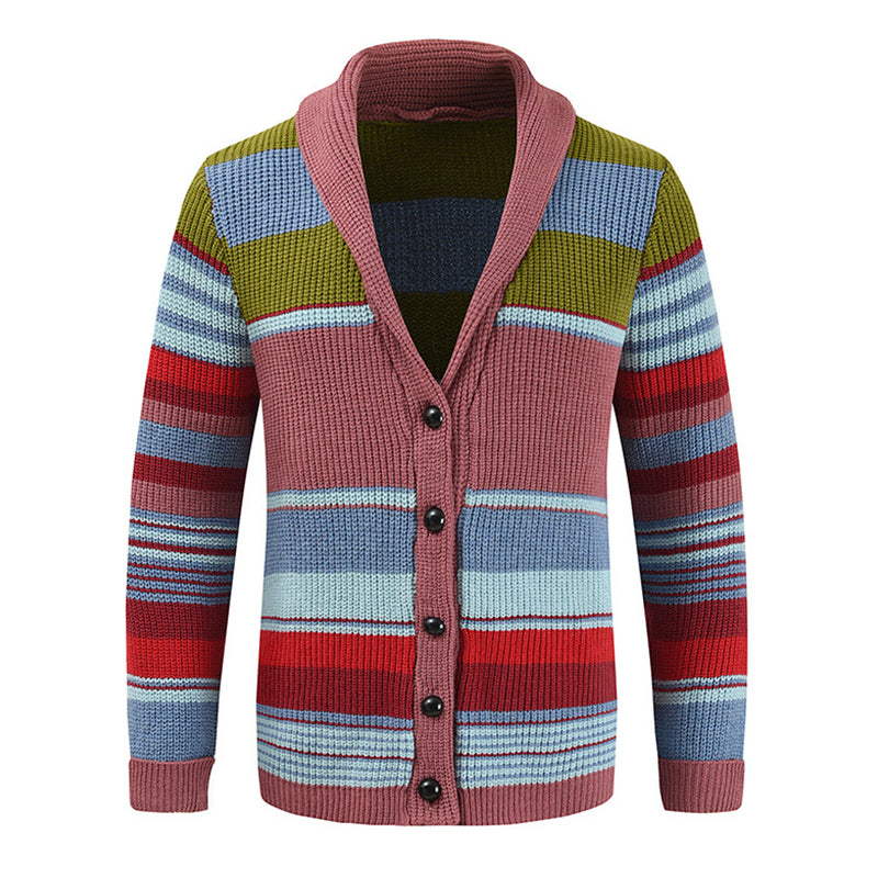 Margaret Colorful Knit Cardigan with Character