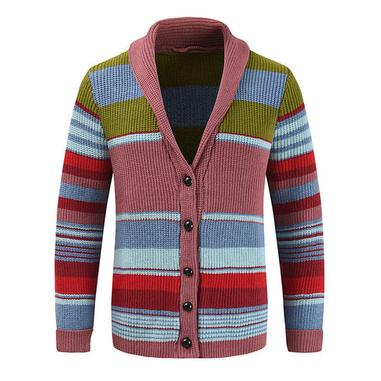 Margaret Colorful Knit Cardigan with Character