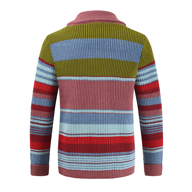 Margaret Colorful Knit Cardigan with Character