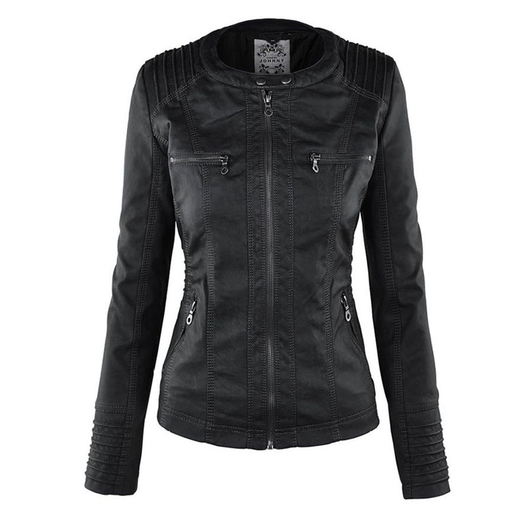 Abygail Elegant & Robust Leather Jacket