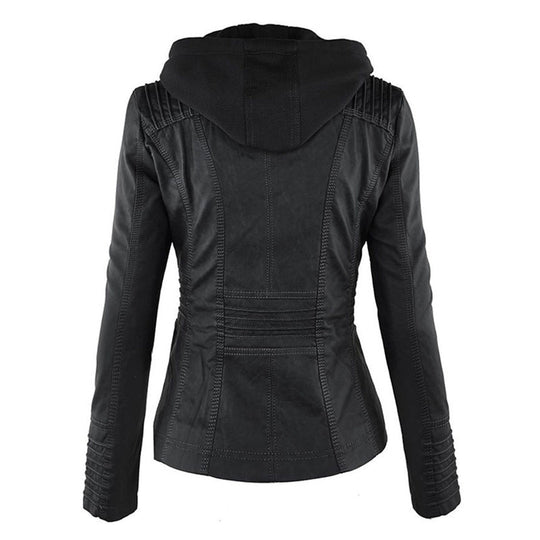 Abygail Elegant & Robust Leather Jacket