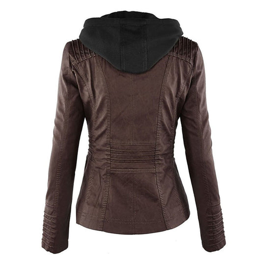 Abygail Elegant & Robust Leather Jacket