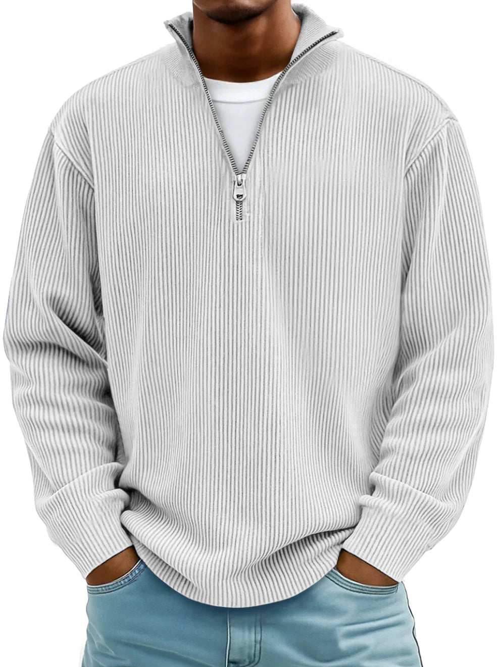 Jay Trendy Zip-Up Sweater