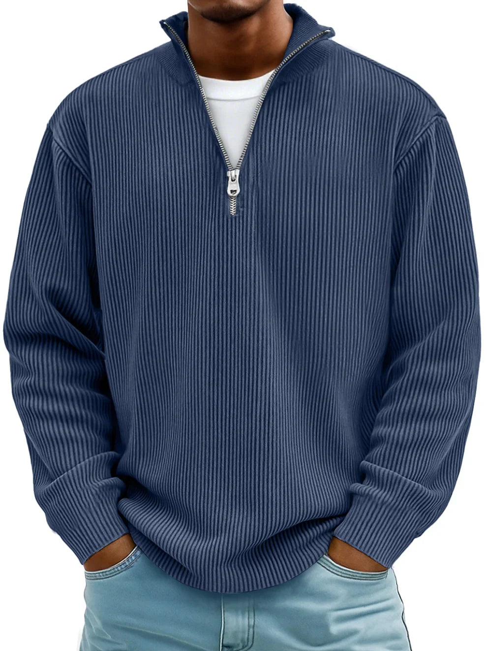 Jay Trendy Zip-Up Sweater