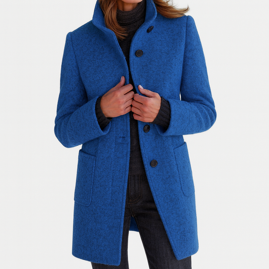 Rose High-Collar Women's Coat