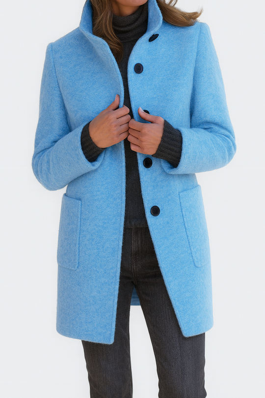 Rose High-Collar Women's Coat