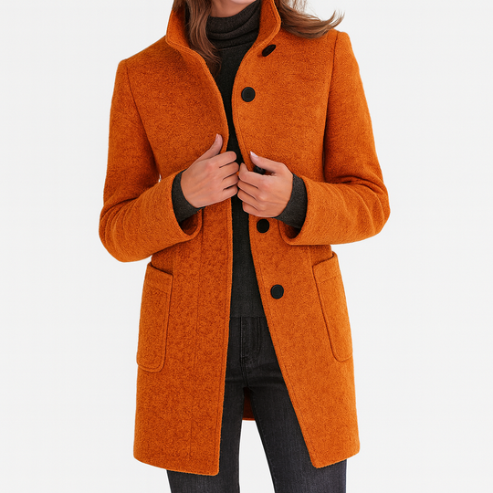 Rose High-Collar Women's Coat
