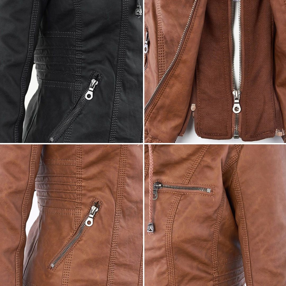 Abygail Elegant & Robust Leather Jacket
