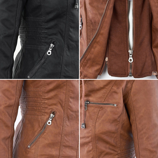 Abygail Elegant & Robust Leather Jacket