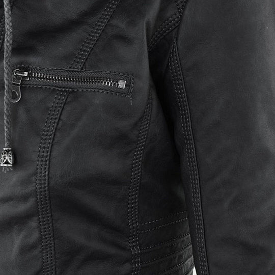Abygail Elegant & Robust Leather Jacket