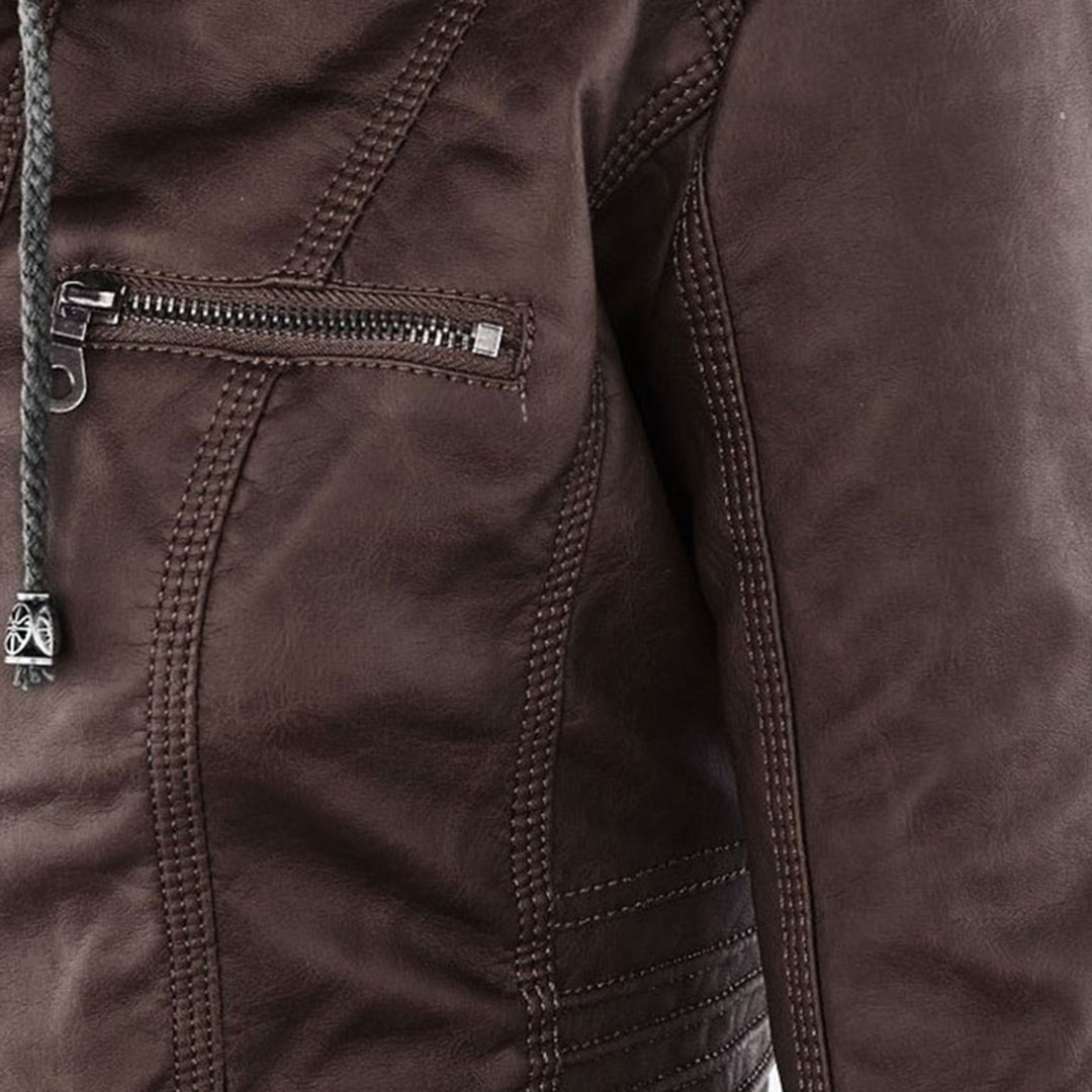 Abygail Elegant & Robust Leather Jacket