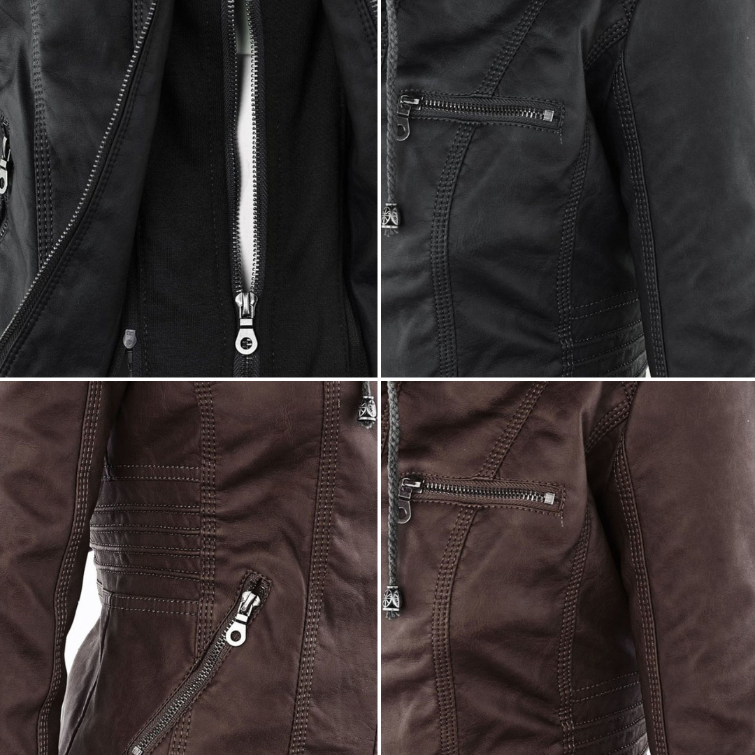 Abygail Elegant & Robust Leather Jacket
