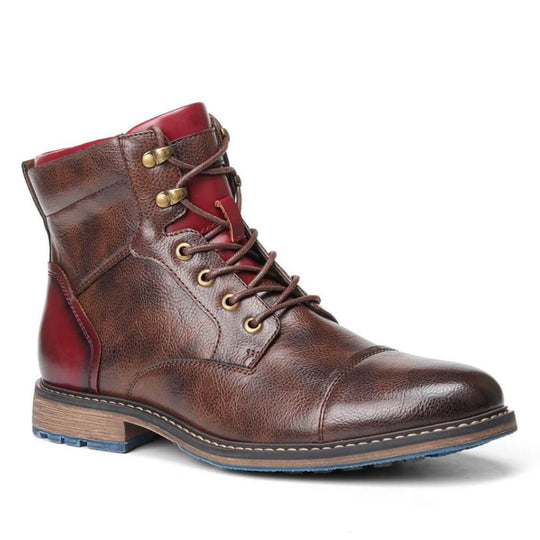 Harry Premium Leather Oxford Boots