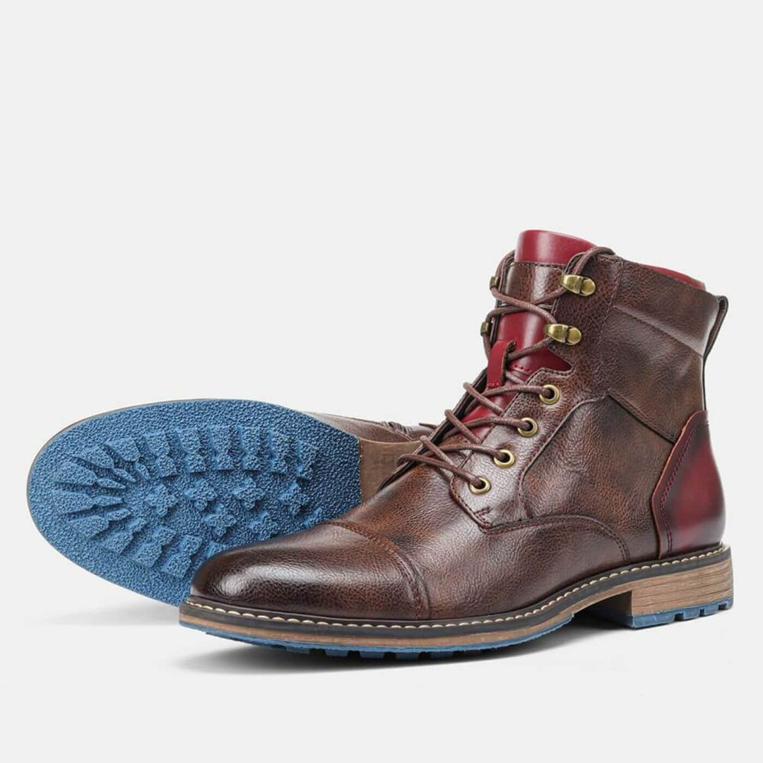 Harry Premium Leather Oxford Boots