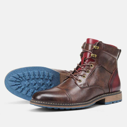 Harry Premium Leather Oxford Boots