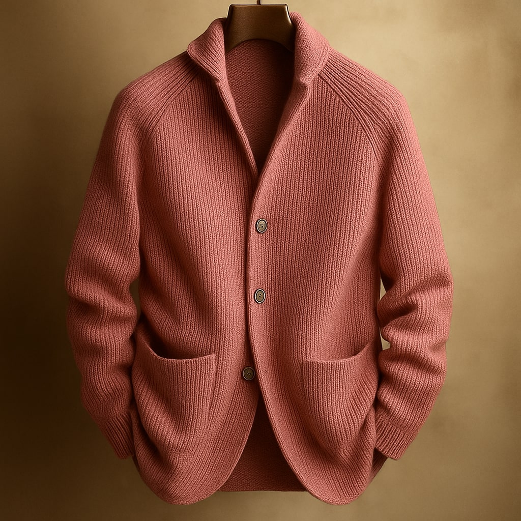 Rowan Ribbed Wool Cardigan