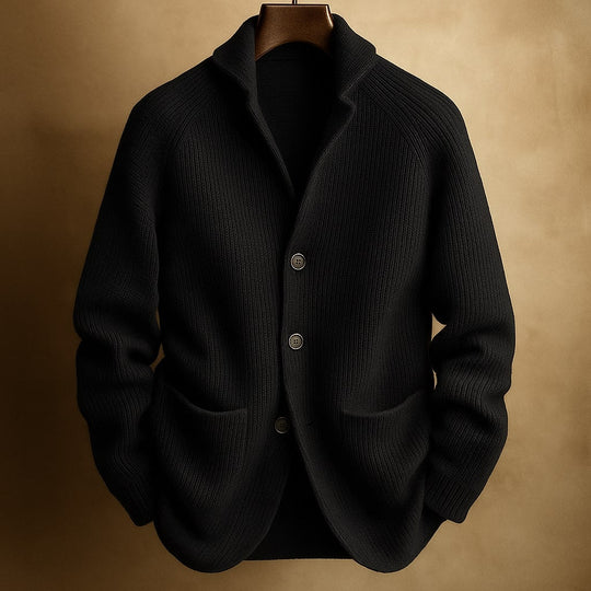 Rowan Ribbed Wool Cardigan