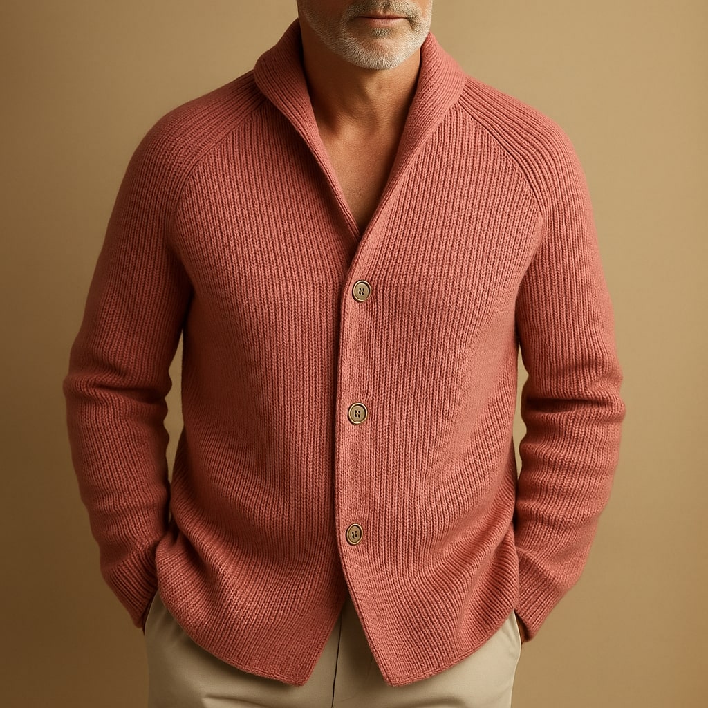 Rowan Ribbed Wool Cardigan
