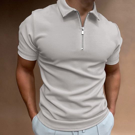 Jacco - Zip-Up Poloshirt 1+1 GRATIS