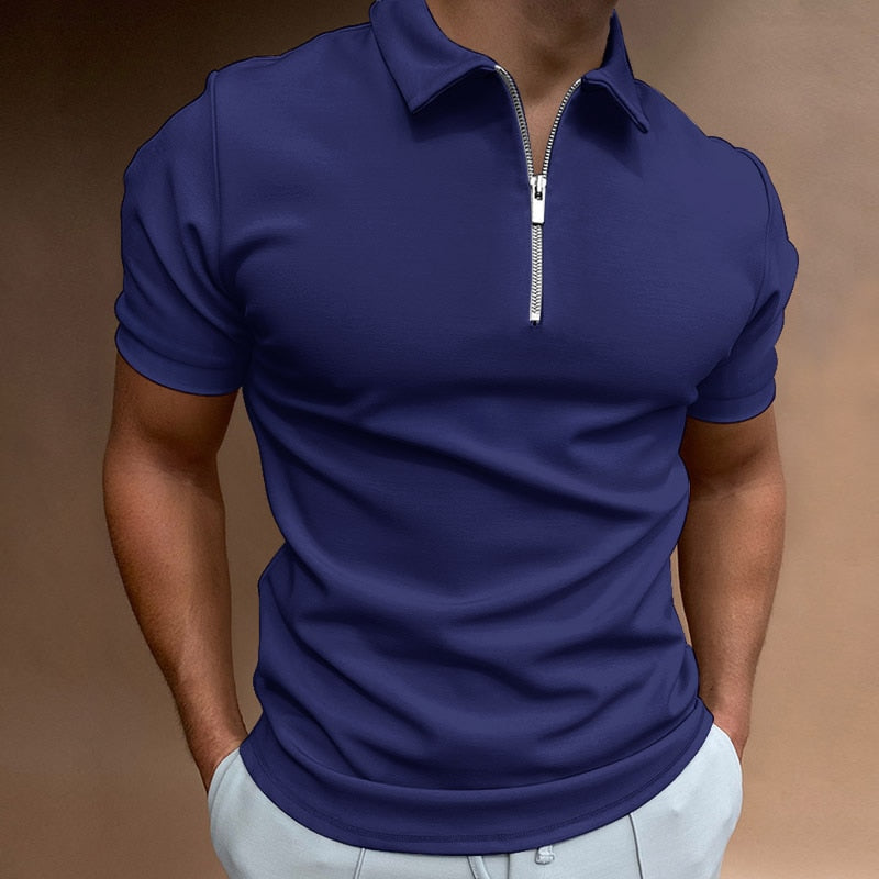 Jacco - Zip-Up Poloshirt 1+1 GRATIS