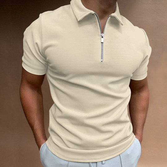 Jacco - Zip-Up Poloshirt 1+1 GRATIS