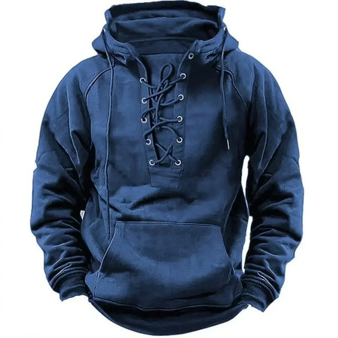 Daniel Rugged Lace-Up Hoodie