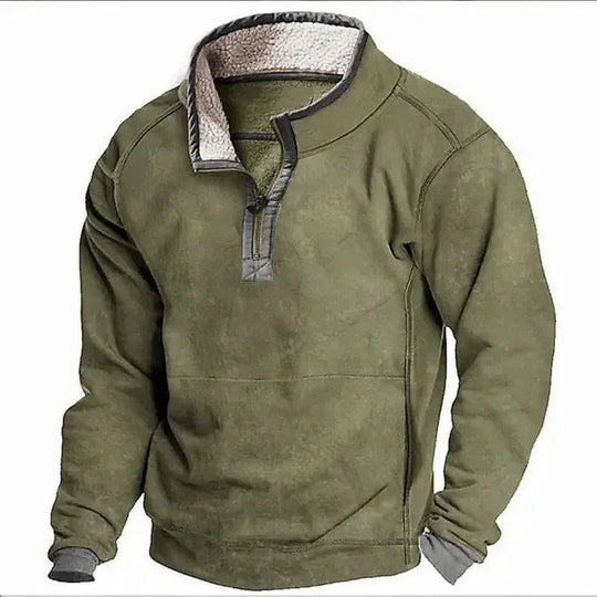 Mason Casual Fleece Zip-Up Pullover