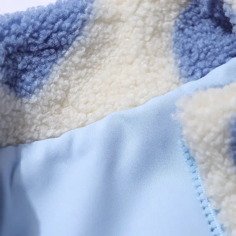 Emily Reversible Heart-Print Jacket