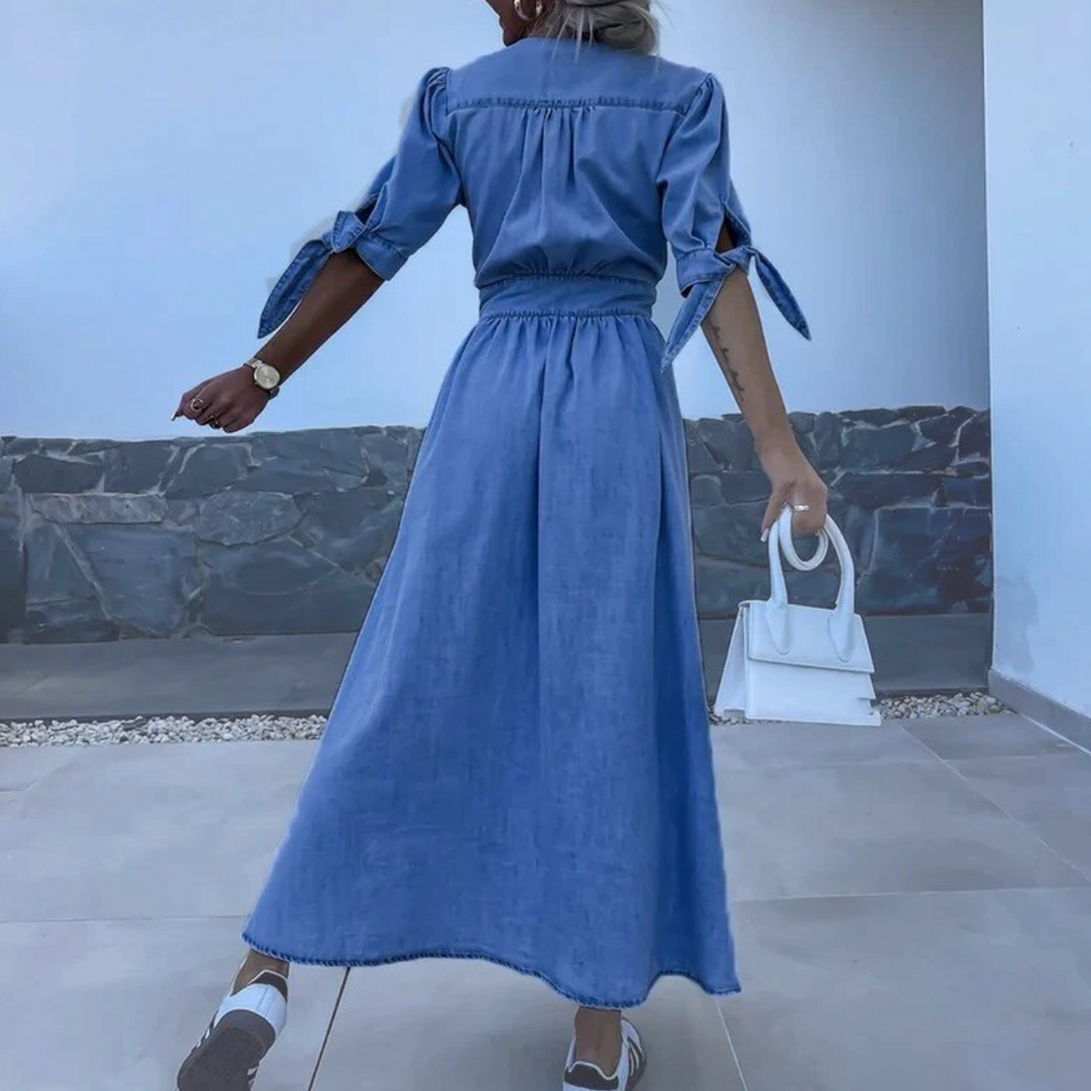 Daisy | Denim Maxi-jurk