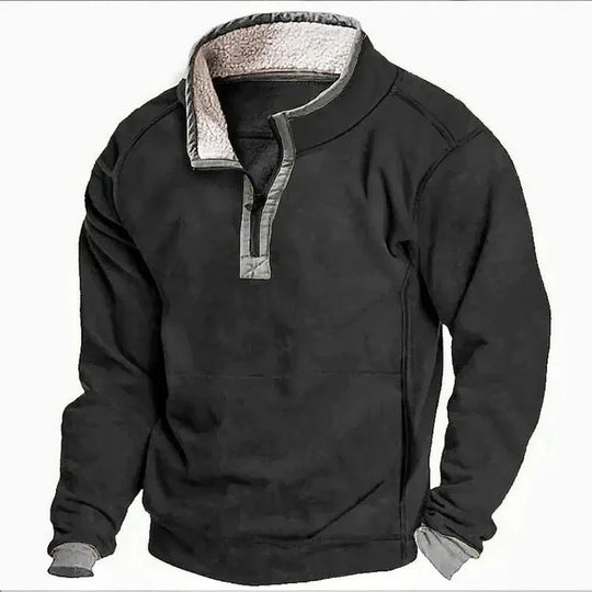 Mason Casual Fleece Zip-Up Pullover